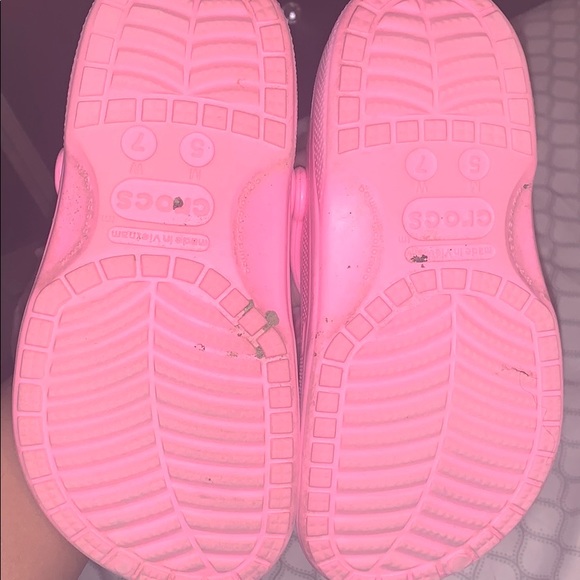 Pink Fur Lined Crocs - Picture 7 of 8